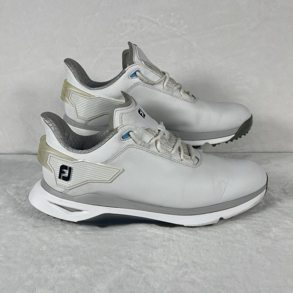 FootJoy Pro SLX Golf Shoes Mens 11 White Leather Spikeless Ortholight 56912